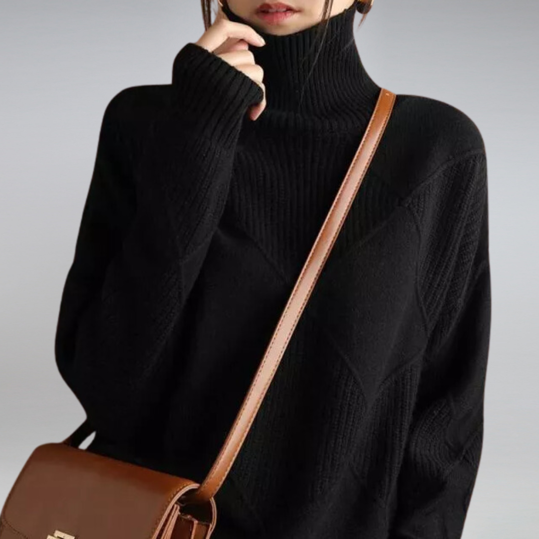 Sienna™ - Cashmere Turtleneck Sweater