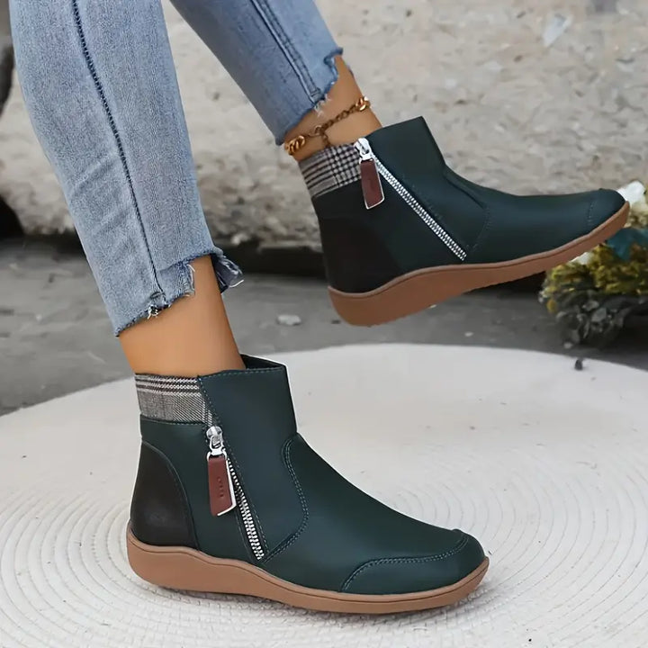 Moira | Premium Zipper Orthopedic Waterproof Boots
