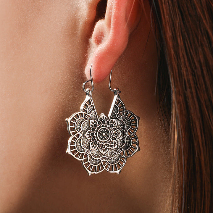 Payton™ Lotus Mandala Earrings