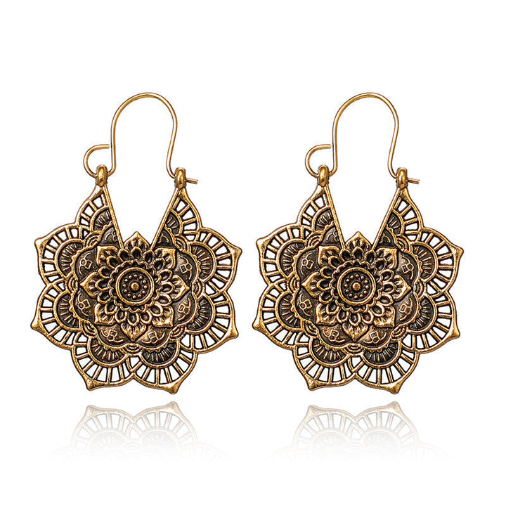 Payton™ Lotus Mandala Earrings
