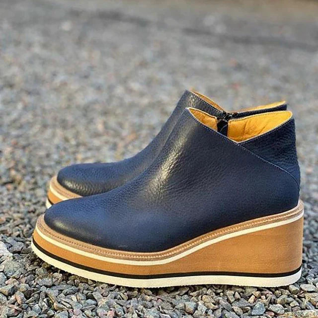 Kamala Casual Wedge Ankle Boots