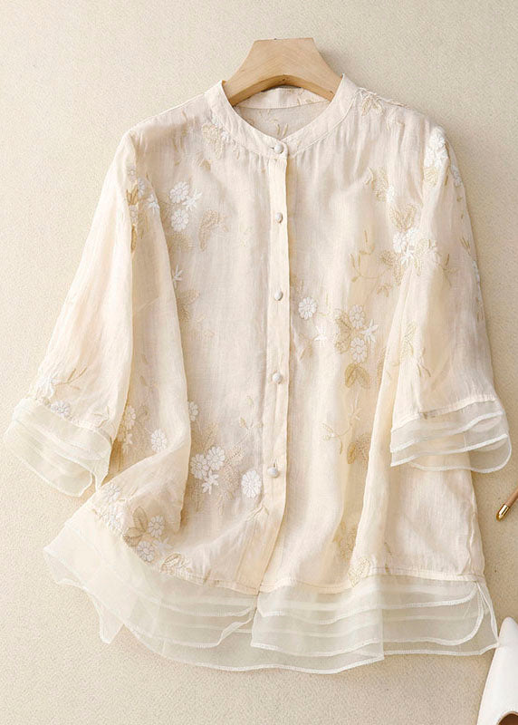 Clarice™ Embroidered Cotton Blouse