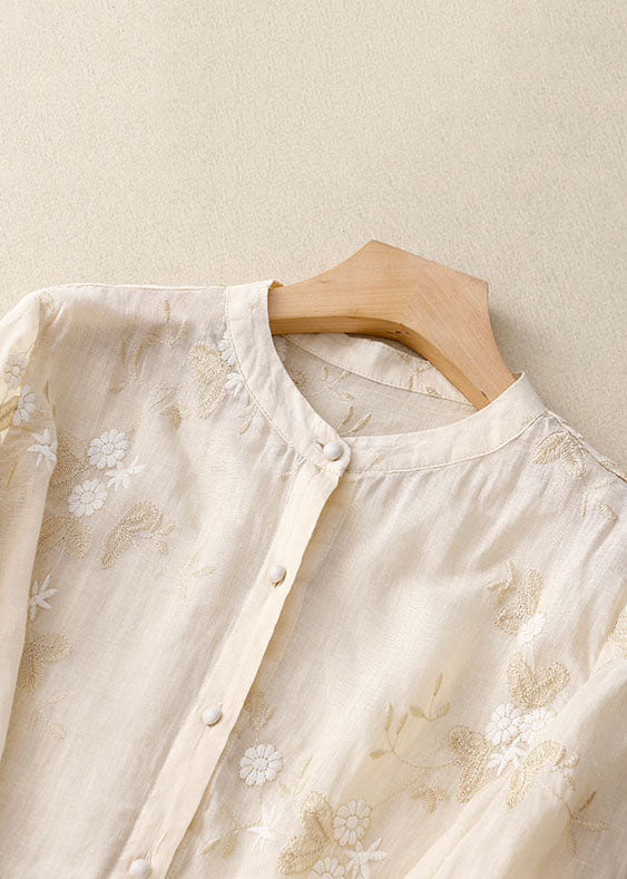 Clarice™ Embroidered Cotton Blouse