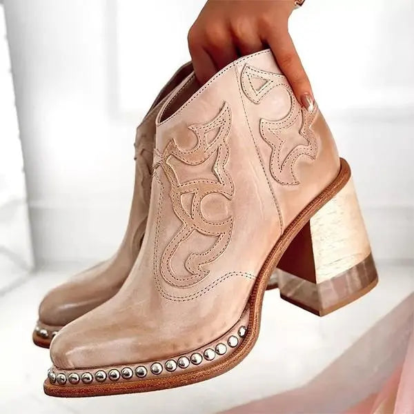 Sue Norwich Embroidered Leather Boots
