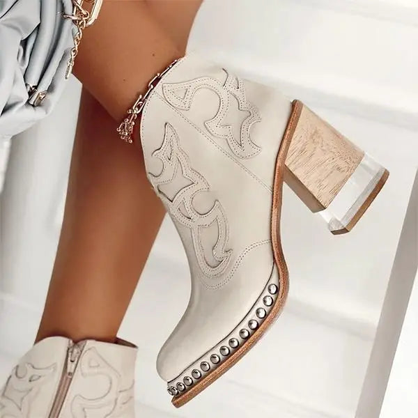 Sue Norwich Embroidered Leather Boots