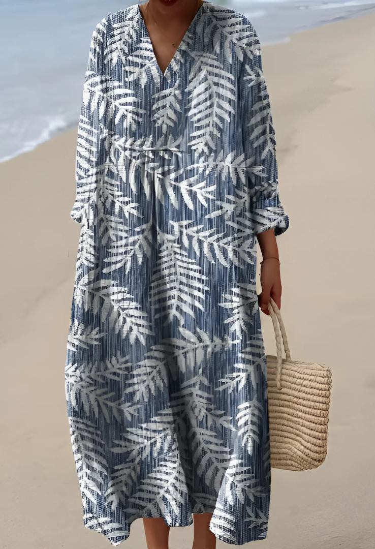 Geometric Pattern Dress - Daphne Style