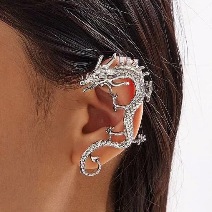 Angelina™ Silver Dragon Earrings