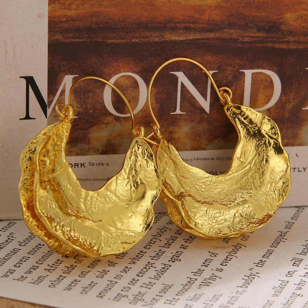 Alora™ Vintage Silver & Gold Earrings