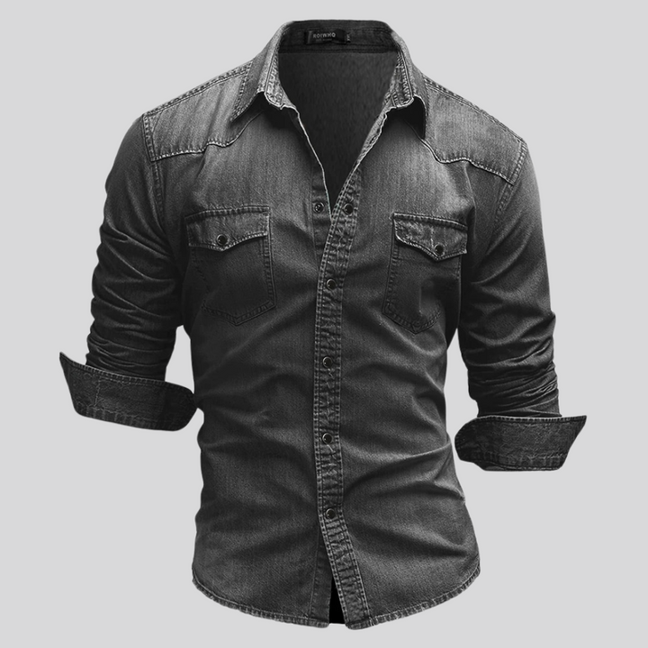 Lemar™ Men's Casual Denim Shirt