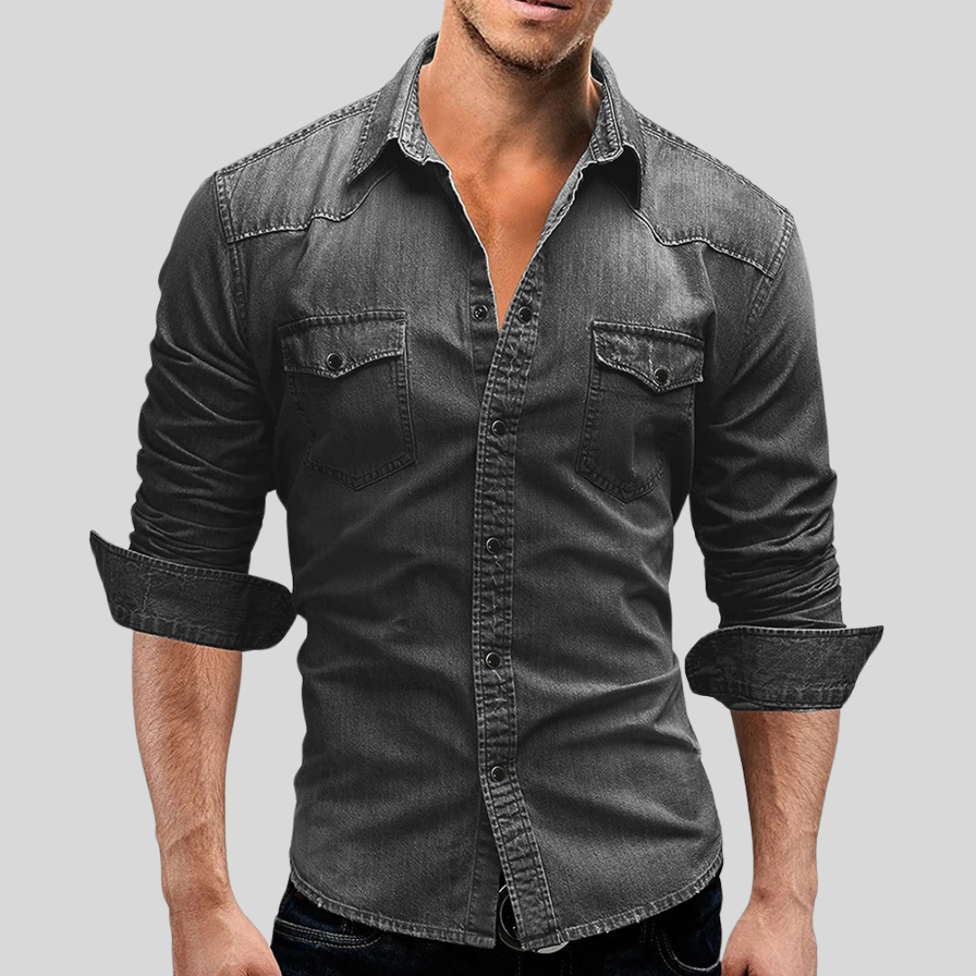 Lemar™ Men's Casual Denim Shirt