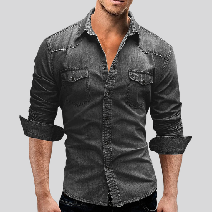 Lemar™ Men's Casual Denim Shirt