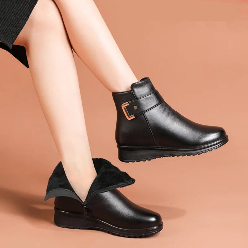 Cherry Orthopedic Boots