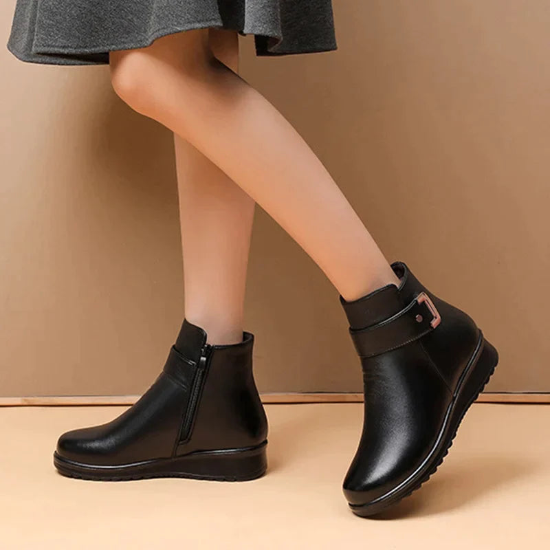 Cherry Orthopedic Boots