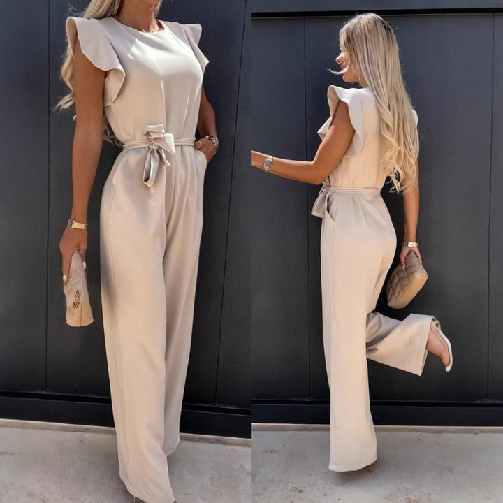 Fiona™ High-Waist Tie Jumpsuit