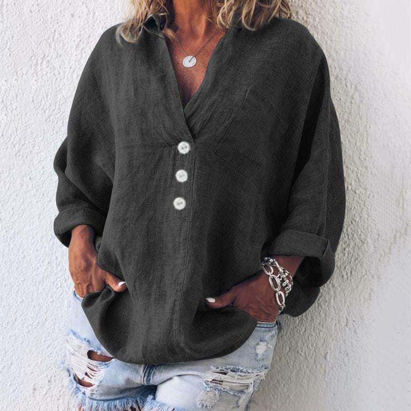 Belle™ Stylish Cotton - Linen Pullover