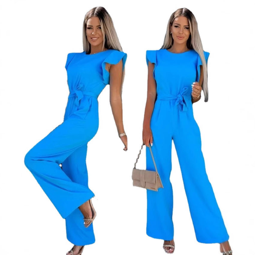 Fiona™ High-Waist Tie Jumpsuit
