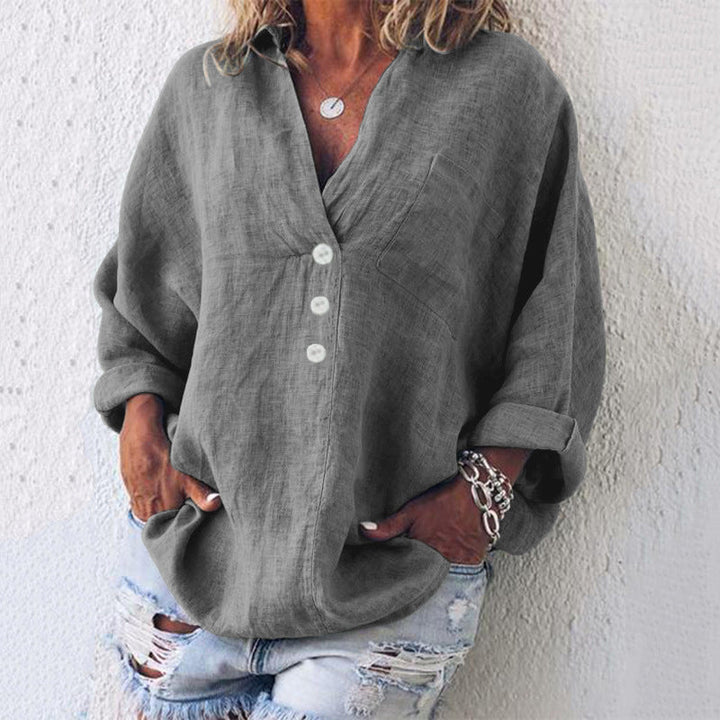 Belle™ Stylish Cotton - Linen Pullover