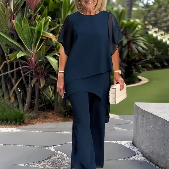 Briar™ Elegant Chiffon Top & Pants Set