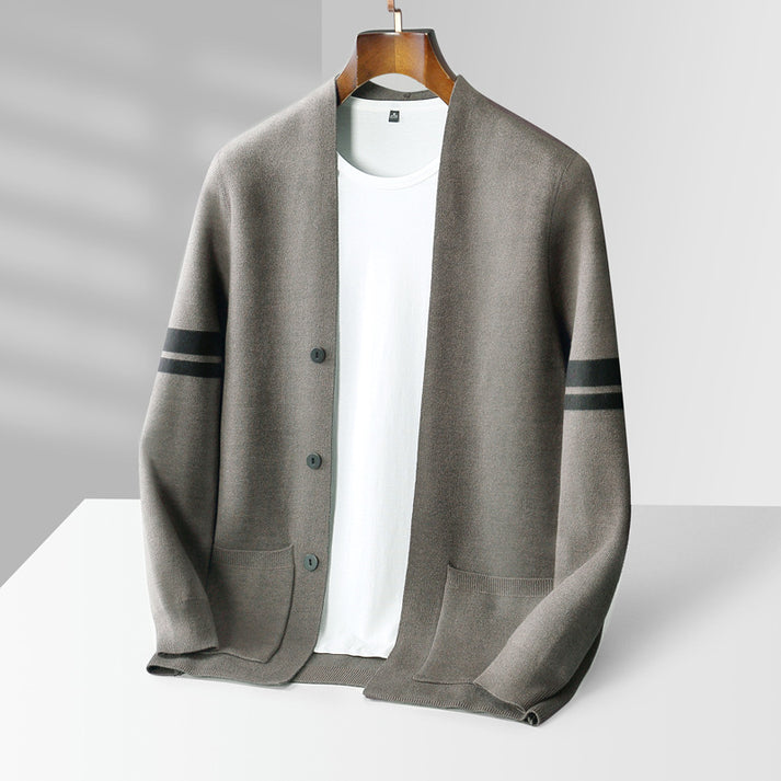 Tim™ Merino Wool Knit Cardigan