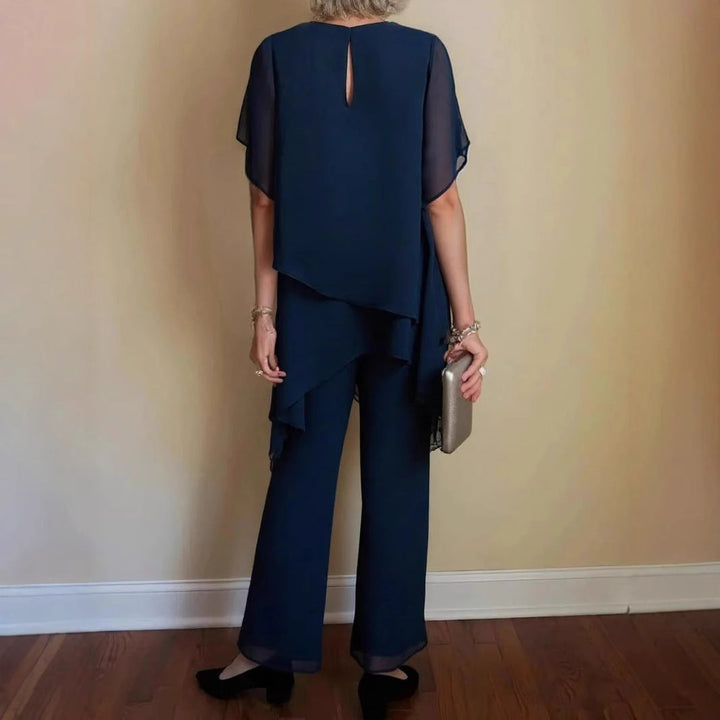 Briar™ Elegant Chiffon Top & Pants Set