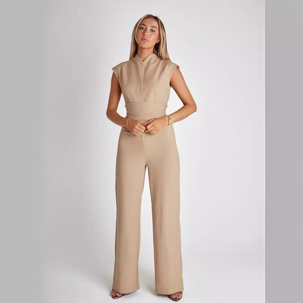 Veronica™ Sleeveless Wide-Leg Jumpsuit