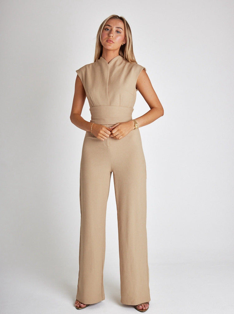 Veronica™ Sleeveless Wide-Leg Jumpsuit