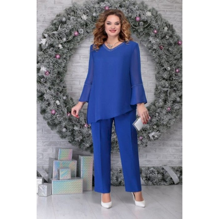 Winnie™ Plus-Size Elegant Two-Piece Pantsuit