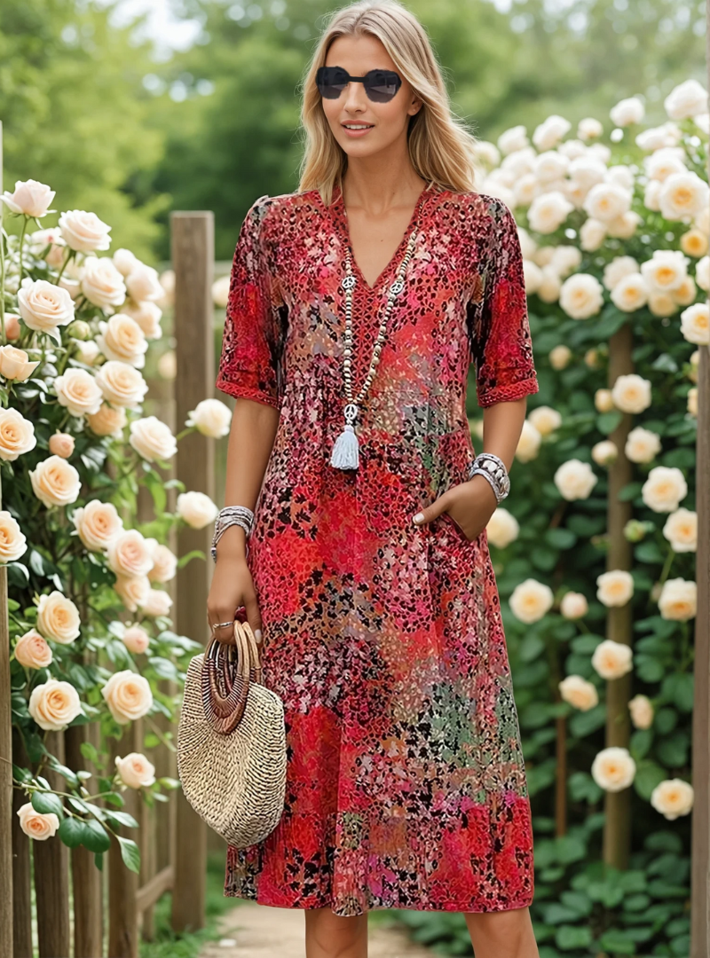 Magnolia™ Vibrant Midi Dress