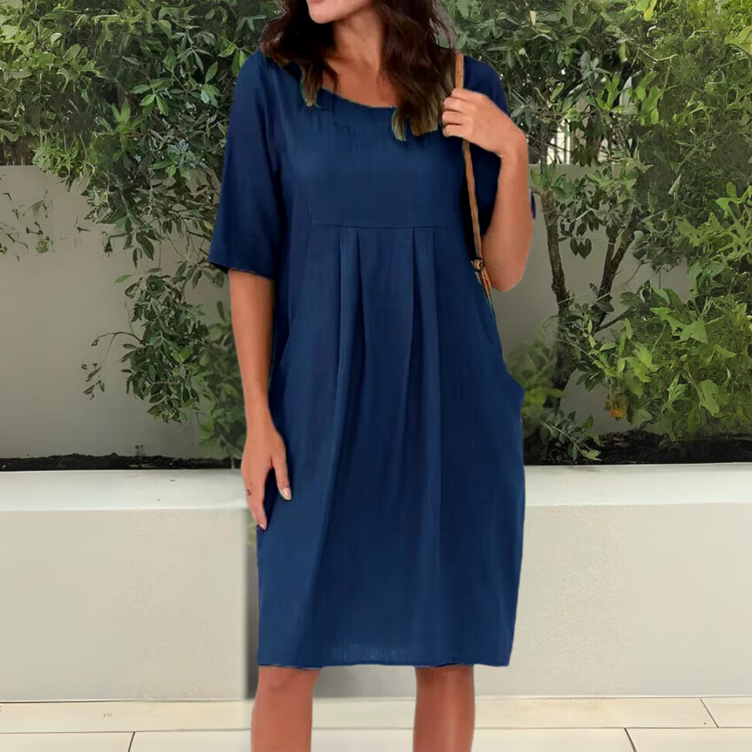 Elicia |  Relaxed Fit Dress With Pockets