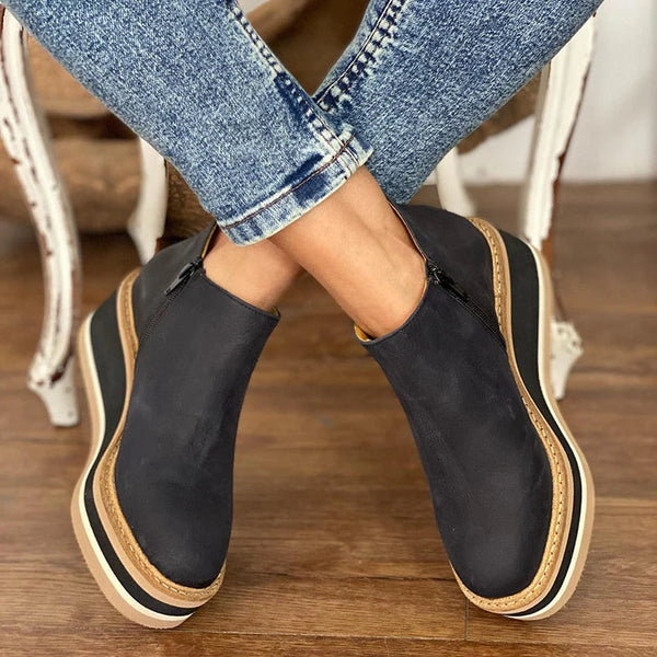 Kamala™  Casual Wedge Ankle Boots