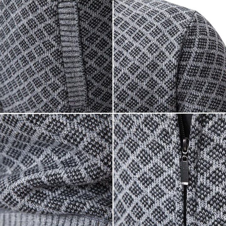 Sebastian™- Knitted Jacquard Sweater