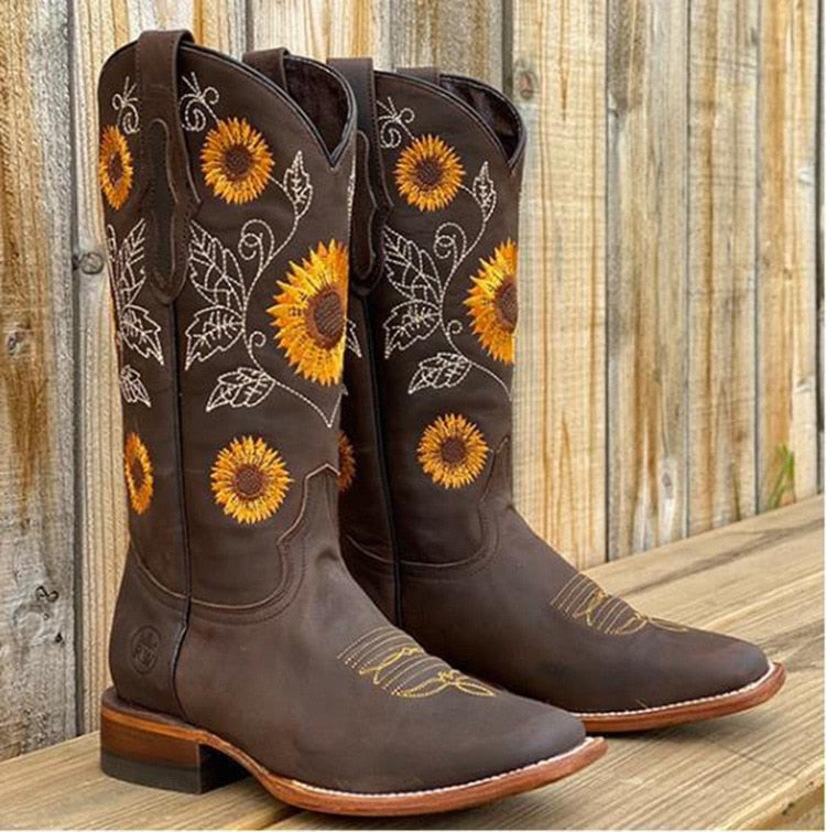 Blossom Stylish Cowboy Boots