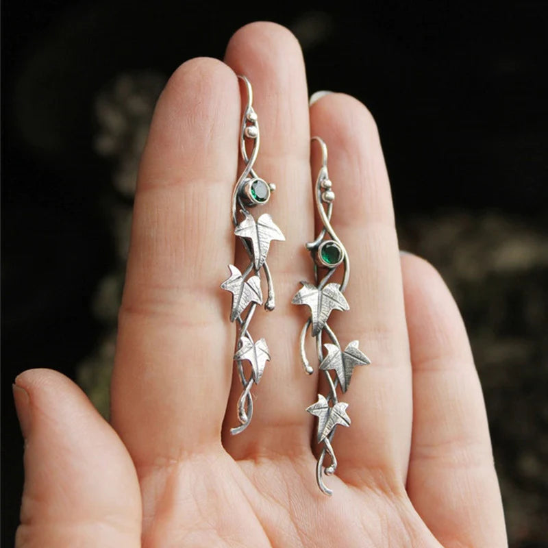 Teagan™ Vintage Leaf Elf Earrings