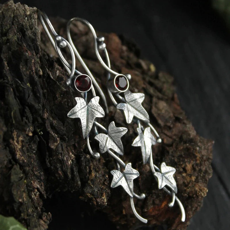 Teagan™ Vintage Leaf Elf Earrings