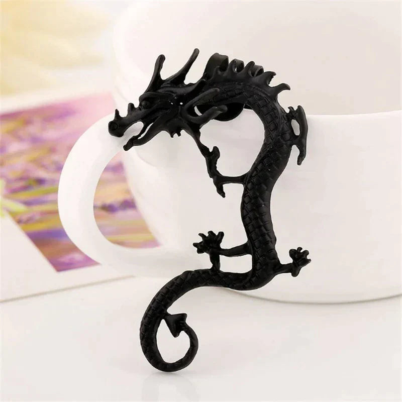 Angelina™ Silver Dragon Earrings