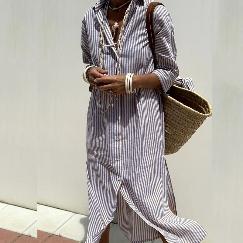 Elfrida™  Stylish Striped Dress