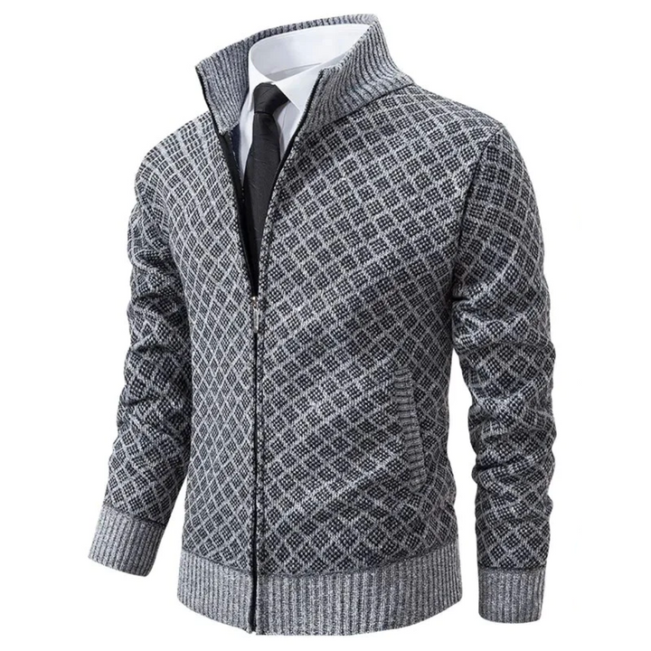 Sebastian™- Knitted Jacquard Sweater