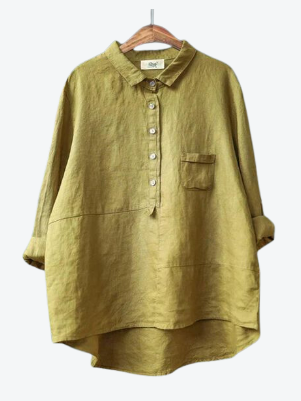 Stella™ Women's Linen Long Sleeve Shirt