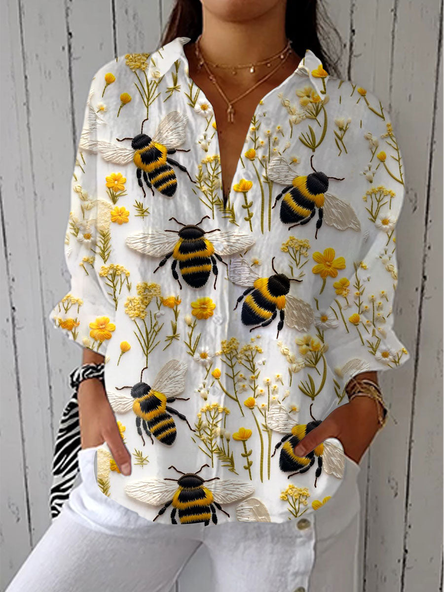 Katelyn™ Luxe Golden Bee Top
