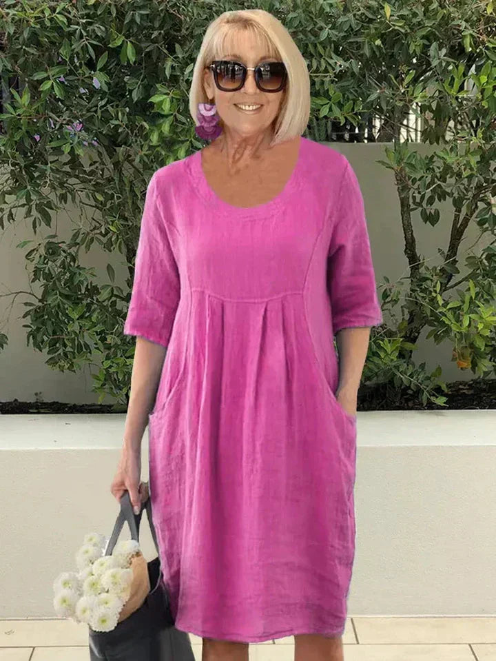 Elicia |  Relaxed Fit Dress With Pockets