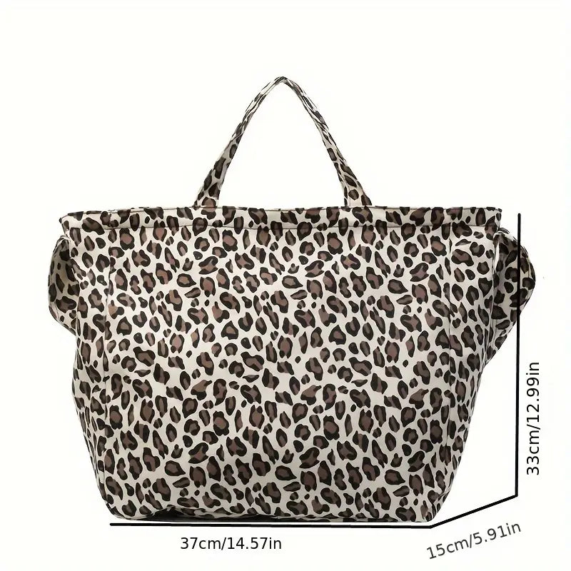 Collete™ Stylish Leopard Print Tote