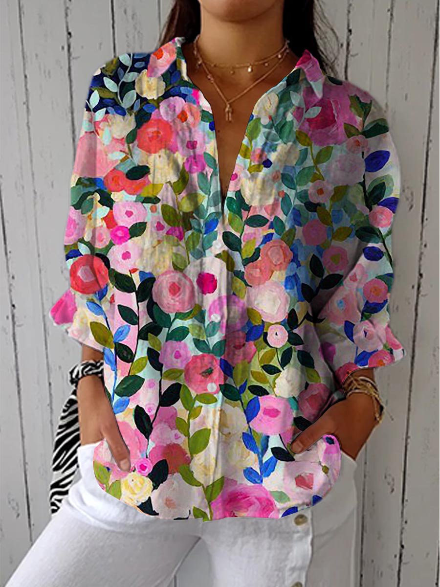 Anaiah™ Floral Canvas Top