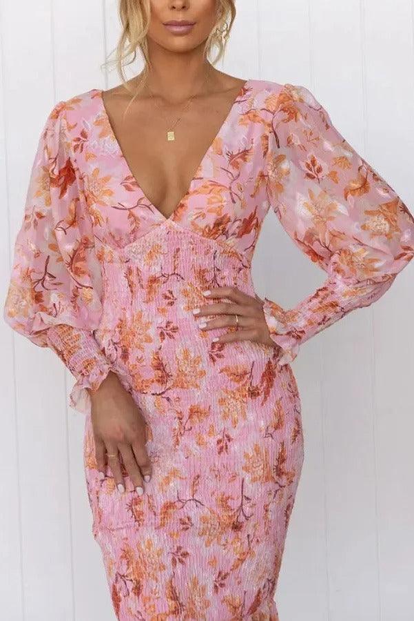 Coral™  Floral Elegance Dress