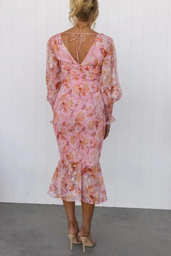Coral™  Floral Elegance Dress