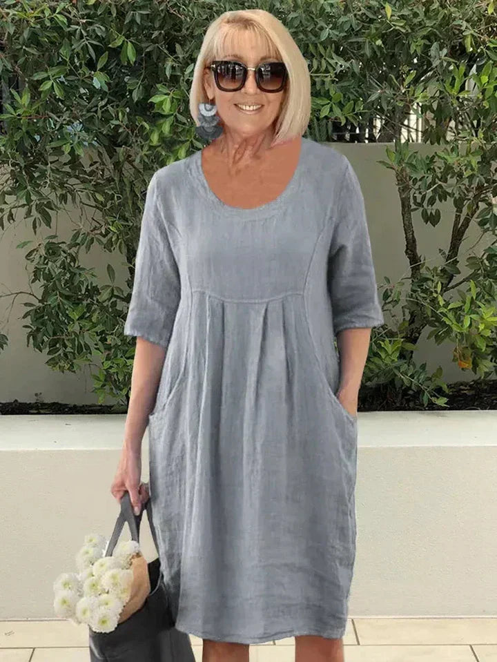 Elicia |  Relaxed Fit Dress With Pockets