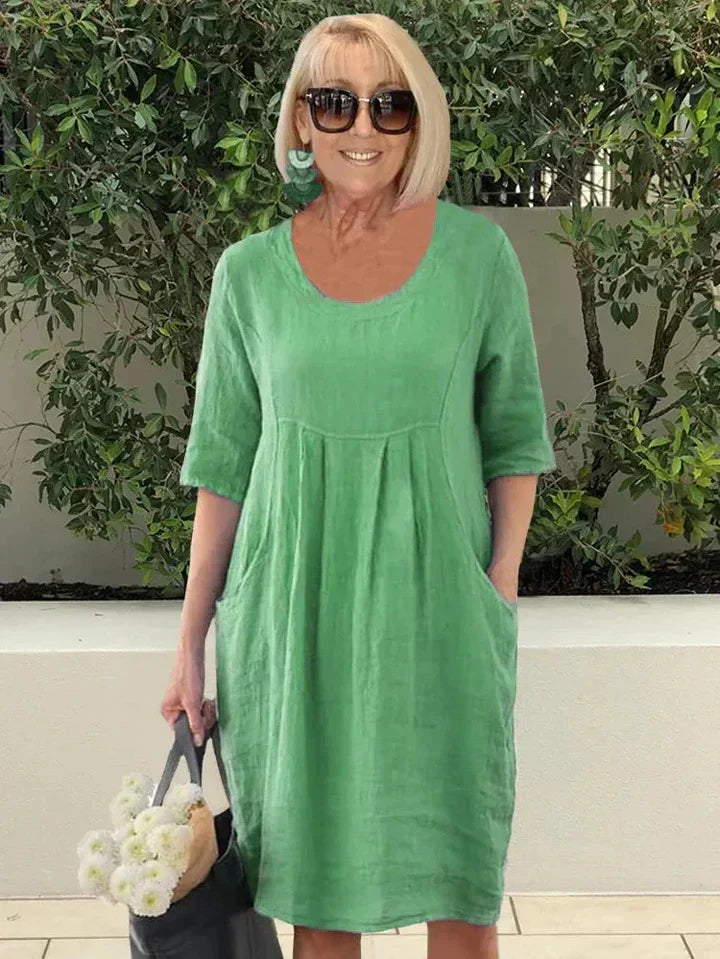 Elicia |  Relaxed Fit Dress With Pockets