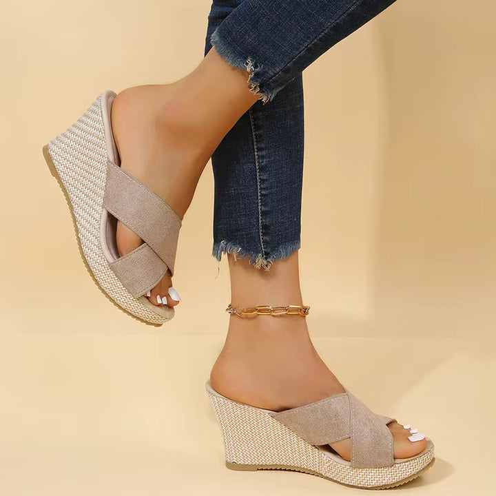 Amélie & Sage™ | Almina Comfort Wedge Sandals