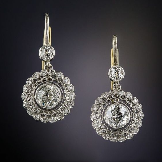 Amina™ Vintage Mandala Zirconia Earrings