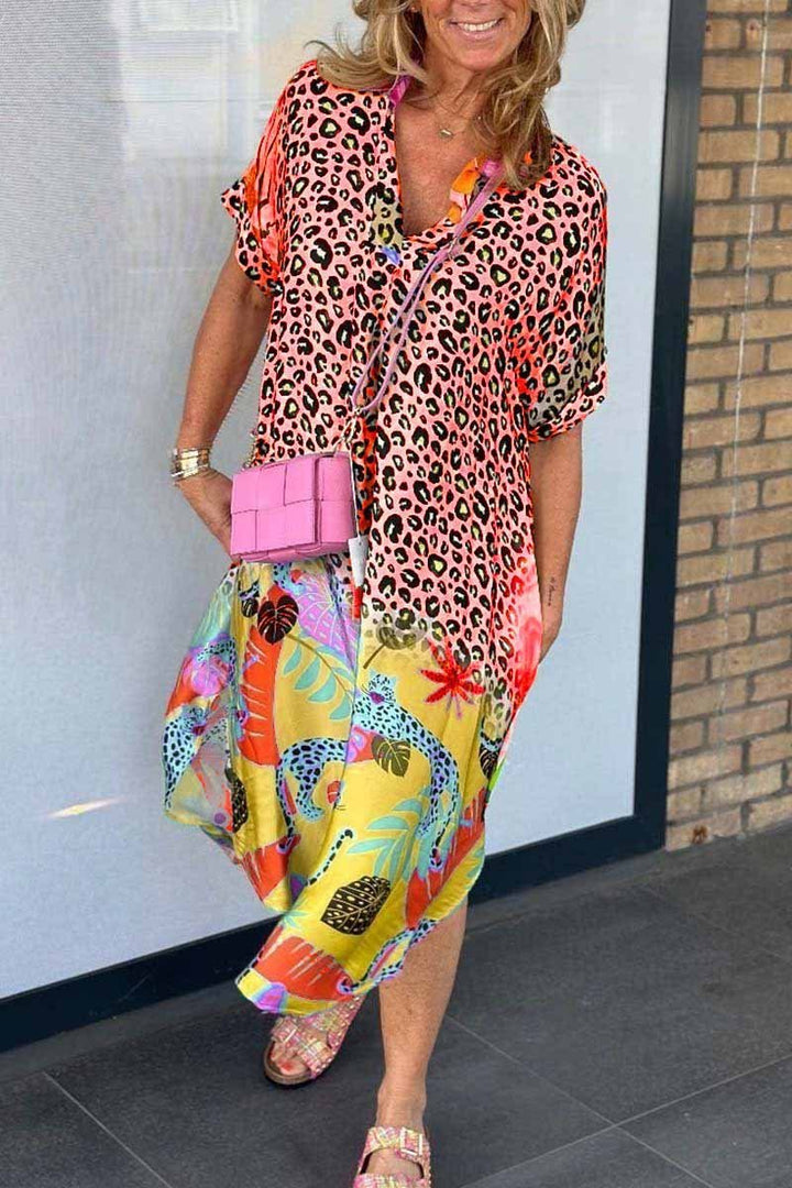 Freddie™  Chic Leopard Print Dress
