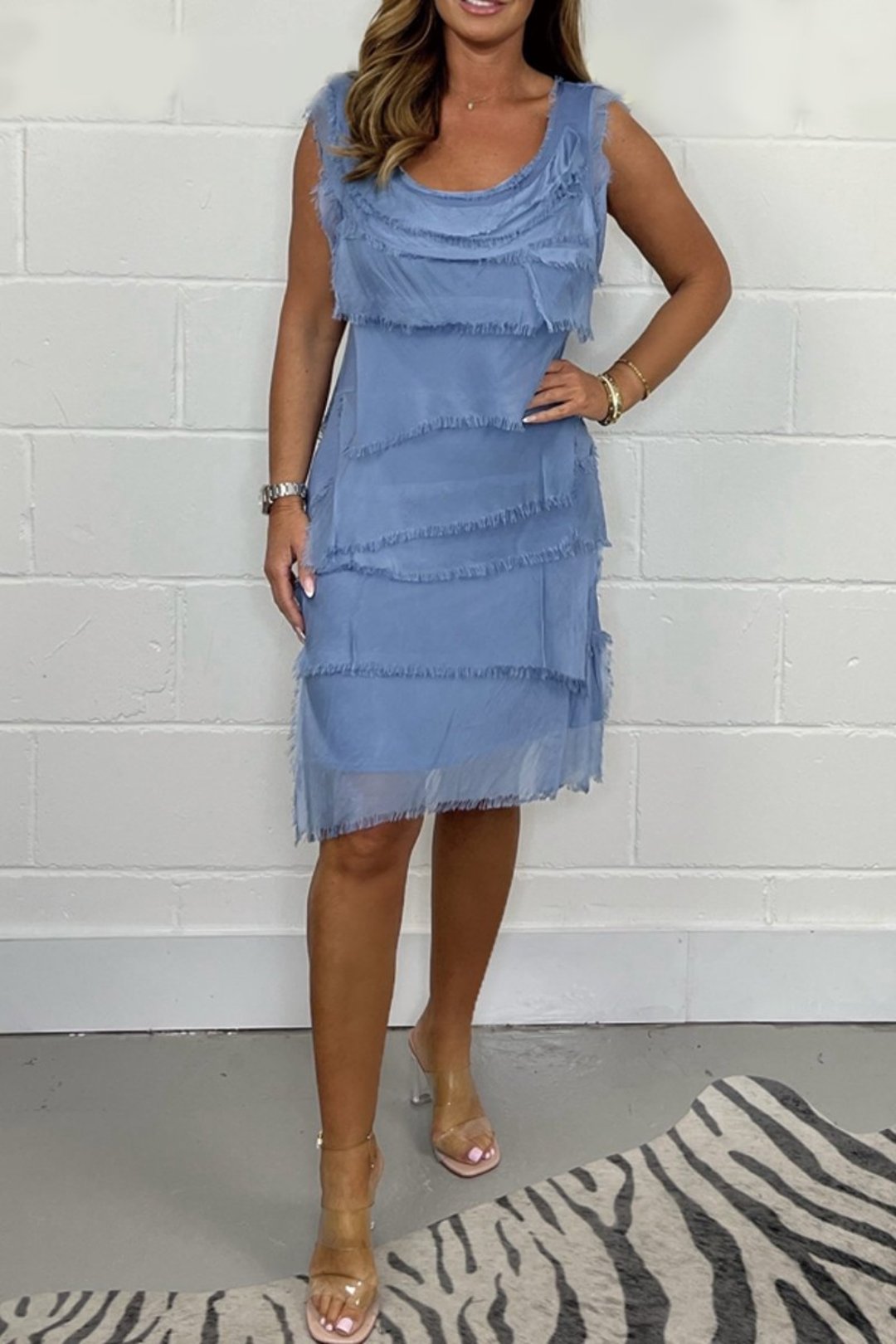 Delaney™ Raw Edge Dress